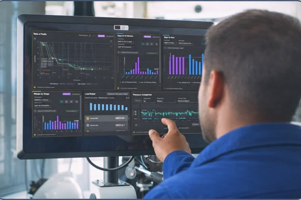 Digital drilling monitoring and reporting screens